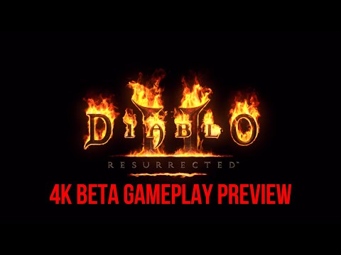 First 10 Minutes of Diablo 2 Resurrected Barbarian Gameplay in 4K on PS5