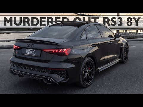 2023 AUDI RS3 8Y BLACKED OUT & ARMYTRIX - Meanest spec of the hot hatch king? Awesome sounds