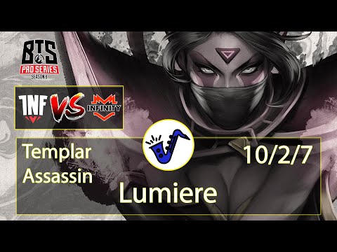 Templar Assassin Dota 2 - Lumiere - 10/2/7 - Safe Lane - Infamous Uesports VS Infinity - BTS Pro 8