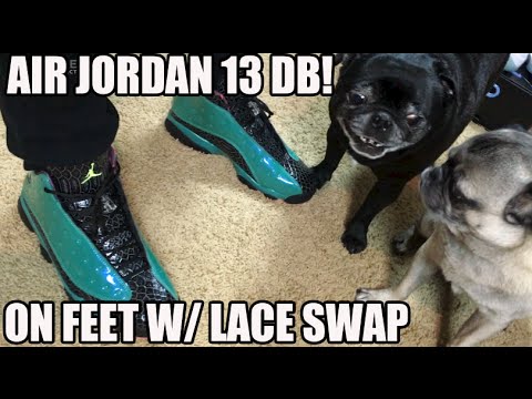 Air Jordan 13 DB On Feet w/ Lace Swap (2015 Doernbecher Freestyle John Charles)