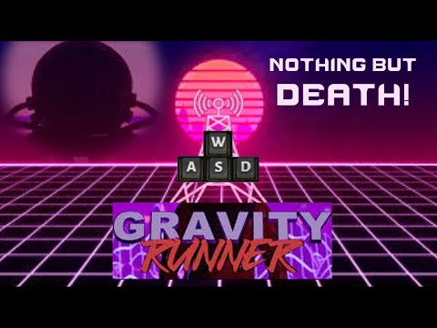 Running Through Synthwave Grids In Gravity Runner
