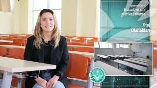 İktisadi ve İdari Bilimler Fakültesi / İşletme Bölümü Tanıtımı : Öğrencimiz Anla