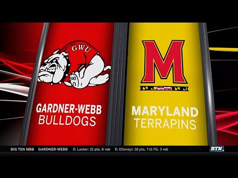 Gardner-Webb at Maryland - Men's Basketball Highlights