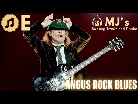 Angus ala AC/DC style Rock Blues in E | 140 bpm | Backing Track