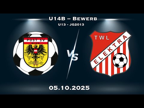 U14B-Bewerb: Post SV vs. TWL-Elektra  1:2 (0:1)  -  05.10.2025