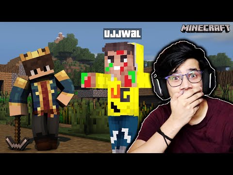 Beating Minecraft But YouTubers Are Mobs