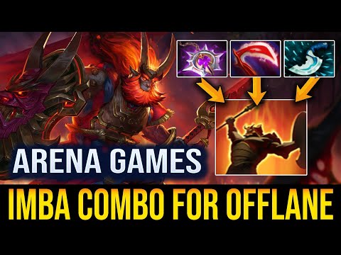 Mars Offlane IMBA Arena Games Perfect Combo Nullifier Build | Dota 2 Highlights