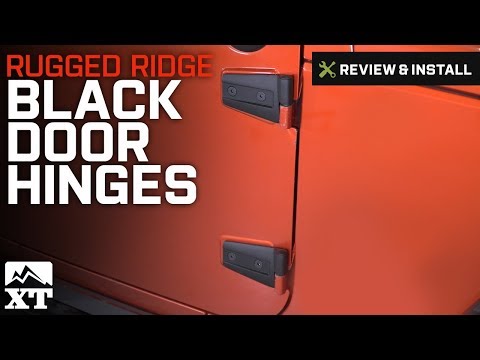 Jeep Wrangler Rugged Ridge Black Door Hinges (2007-2017 JK) Review & Install