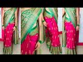 Silk Saree Draping For Beginners SareeDrapingTutorial How To Wear Saree Sadi Kaise Pahnte Hai
