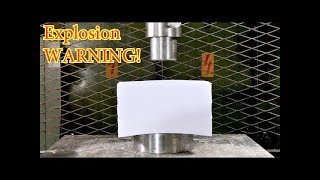 Crushing 1500 sheets of Paper with Hydraulic Press
