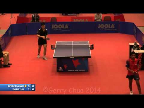 Xin Yang Yang vs Krish Avvari  Junior Boys SF
