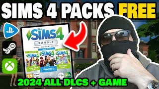 *2024 UPDATE* How YOU can get ALL Sims 4 Packs for FREE! | Sims 4 + All DLCs Free (XBOX PC MAC PS)