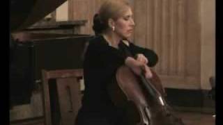Shostakovich cello sonate  Op. 40  3. mov Sanja Jancic-cello, Aurelie Tremblay-piano