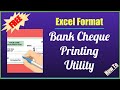 XLTOOL Bank Cheque Printing Software