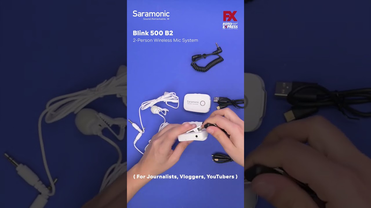 ًWhat's in the box?! Saramonic Blink 500 B2 - Wireless Mic