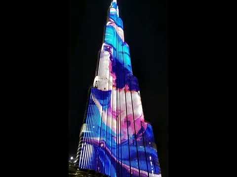 Burj Khalifa Light Show | fbBp.RU