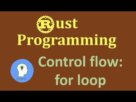 For loops in Rust Programming