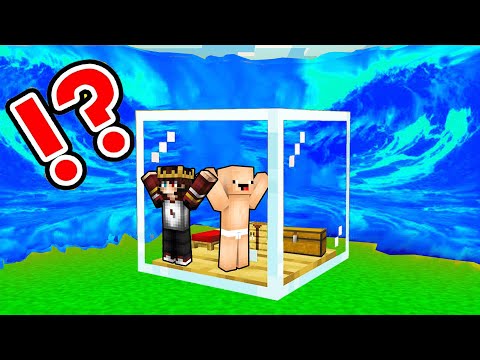 SU TSUNAMİ VS KIYAMET SIĞINAĞI 😱 Minecraft