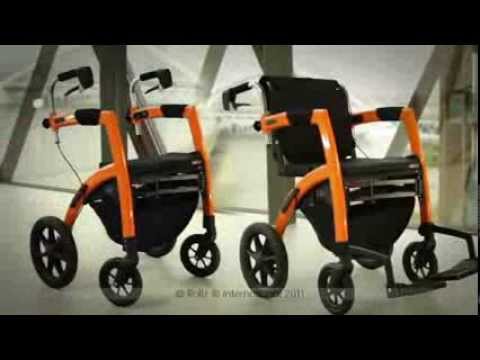 Rollz Motion - Rollator und Rollstuhl in einem. Ideal auf Reisen.