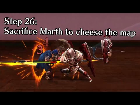 Conquest Step 26: Sacrifice Marth to cheese the map