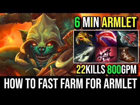 Fastest Armlet Ever - Huskar Sacred Warrior INSANE BURNING SPEAR 22Kills By Heaven | Dota 2 FullGame