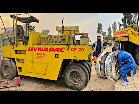 The Dynapac PTR Front Wheels Jack Had a Seal Leak That Was Replaced