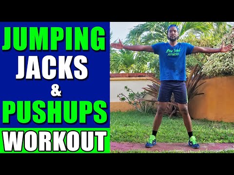 5 MINUTE JUMPING JACKS And PUSHUPS WORKOUT || HIIT || BRUTAL and INTENSE || Raw Soul Fitness
