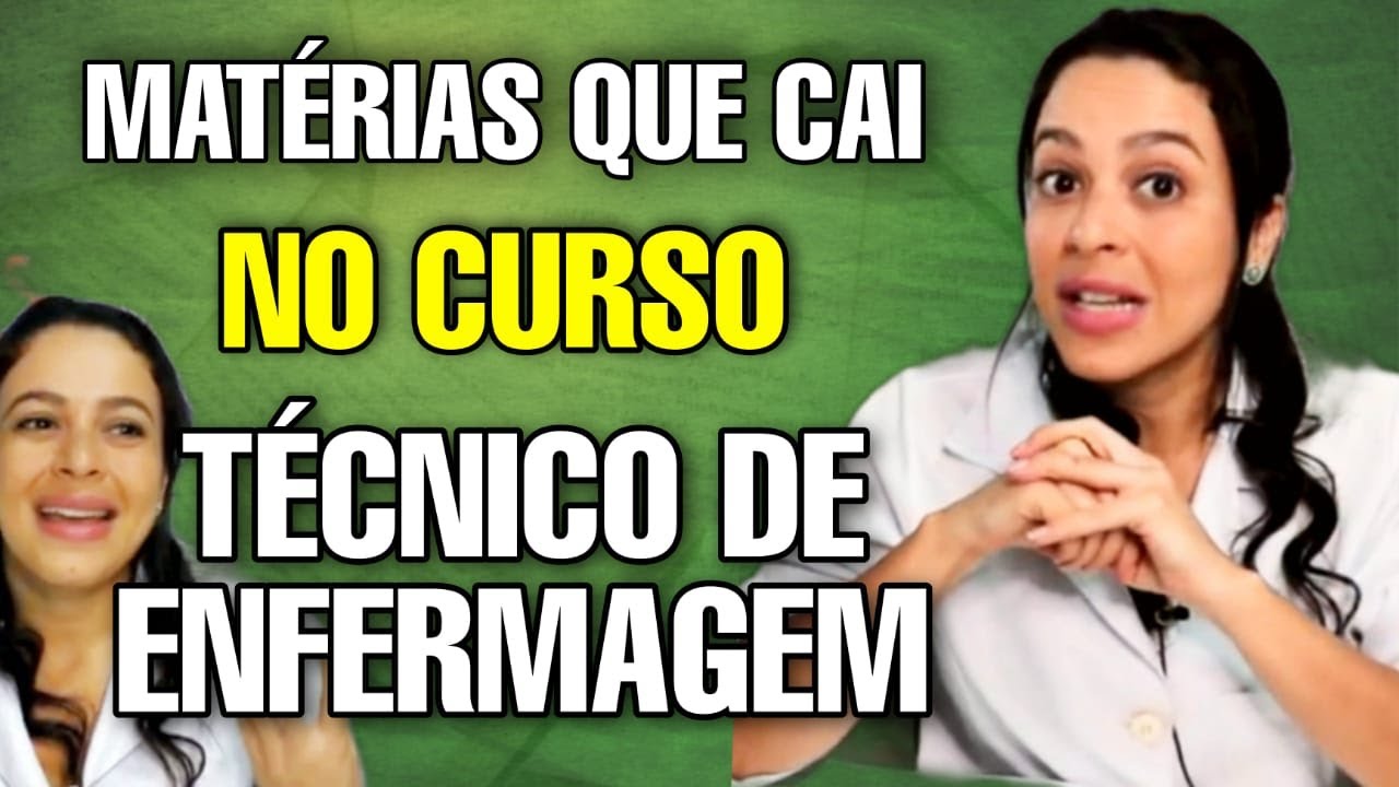 TODAS as MATÉRIAS que Aprendi no meu Curso Técnico de Enfermagem | VOCÊ PRECISA Saber Disso!