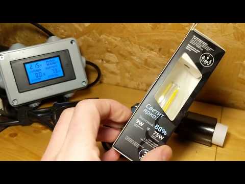 Экспресс-тест лампы Gauss 104801209 LED Filament Свеча на ветру E14 9W 710lm 4100K 1/10/50