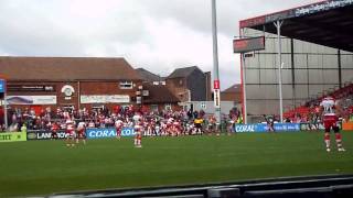 preview picture of video 'Gloucester Rugby Try against Llanelli Scarlets'