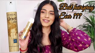Make Your Hair Look Fab From Flat With One Spray | Loreal Paris Elnett Hairspray Review