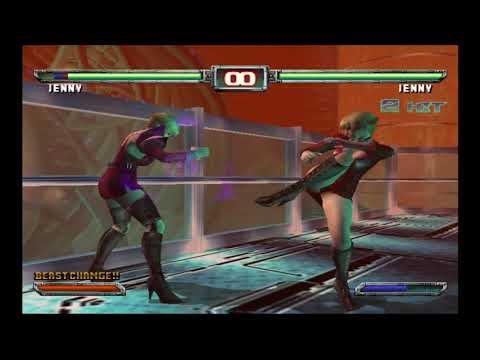 Bloody Roar: Primal Fury | Jenny Mirror Match Training | Dolphin Emulator