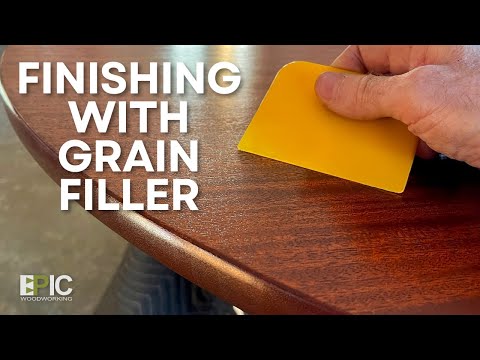 Finishing with Grain Filler