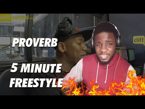 Proverb - 5 Minutes freestyle (Reaction) / He did it off the TOP !!