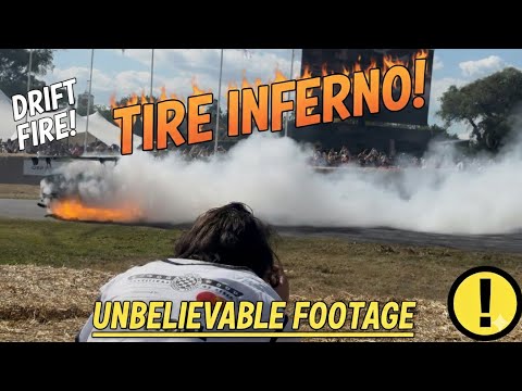 TIRES ON FIRE! Most Insane Drift Run I’ve Ever Filmed!