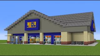 How To Build a Lidl Supermarket In Minecraft 🛒🛍️🧾