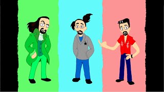 “Love Makes The World Go Round” by The Powerpuff Girls but everyone is Lin-Manuel Miranda