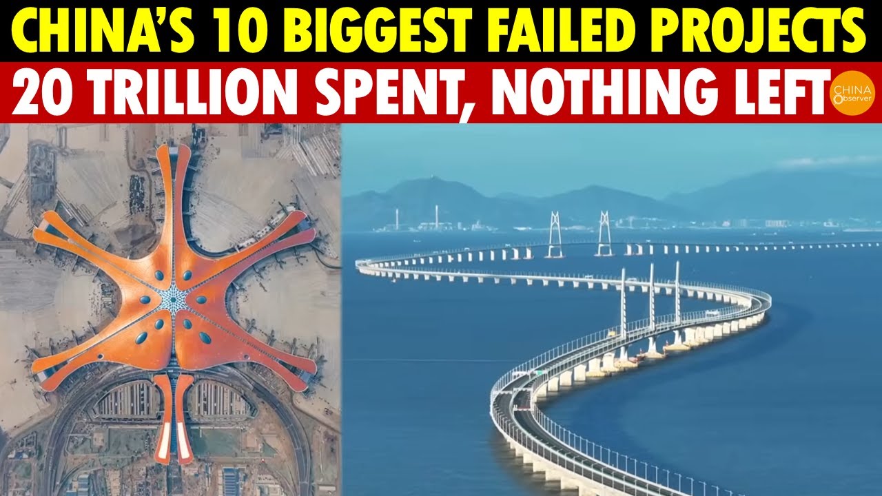 99% Don’t Know China’s 10 Biggest Failures, 20 Trillion Spent on Half-Finished Mega-Projects