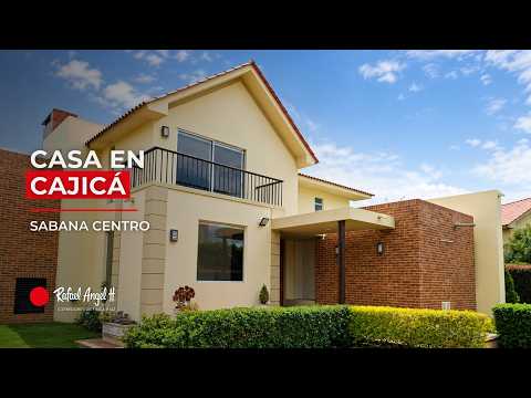 CAJICÁ | Casa de 275 m² | chimenea, jardín privado y balcón