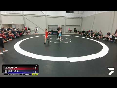 105 Lbs Round 1 (6 Team) - Celine Frank, Michigan Blue Vs Cameron Leng, Ohio 1771