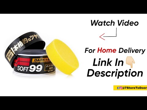 Soft99 Dark & Black Wax For Cars & Bikes