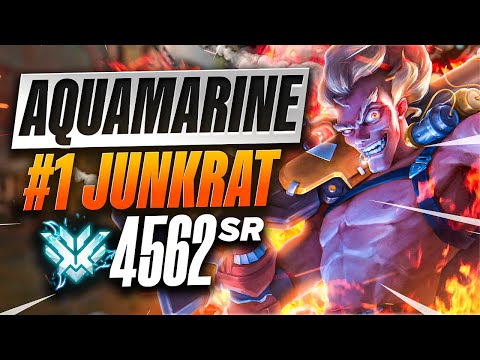 Rank #1 JUNKRAT GOD Proves why he is so OP | Overwatch Best of Aquamarine Montage