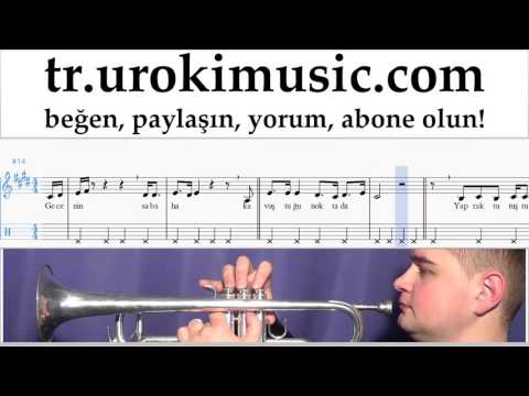 Trompet dersleri Kaan Songün - Düştün Mü Söyle Bölüm#2 um-723