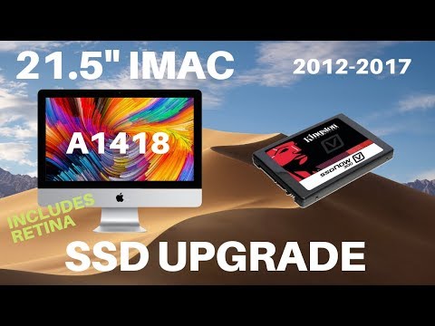 21.5" iMac Hard Drive Replacement or SSD Upgrade 2012-2017 (Including Retina) A1418