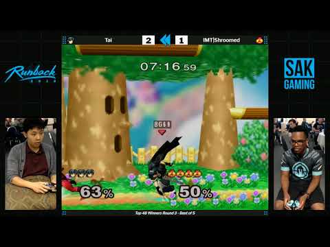 Runback 2018 Top 48 Winners Round 3 - Tai (Marth) vs IMT|Shroomed (Sheik)