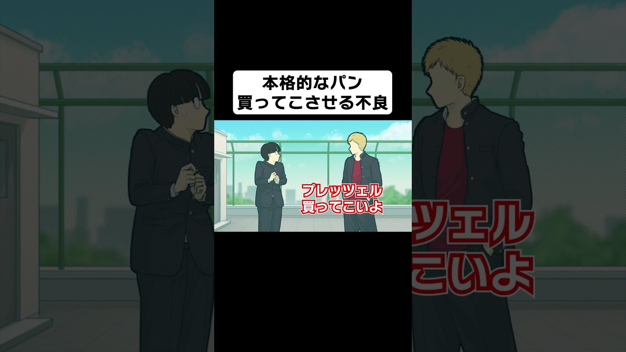 本格的なパン買ってこさせるヤンキー【コント】【アニメ】