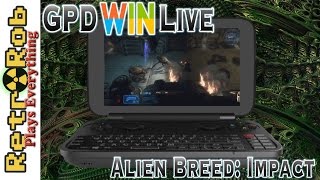 GPD Win Live: Alien Breed Impact! Dual Stick Alien Invasion