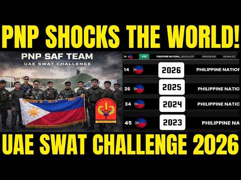 PNP Shocks the World! UAE SWAT Challenge 2026