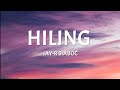 HILING - Jay-R Siaboc (lyrics)🎵