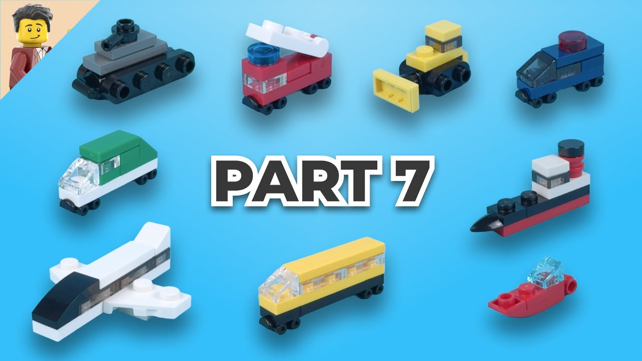 Lego City Mini Vehicles Part 7 - Tutorial
